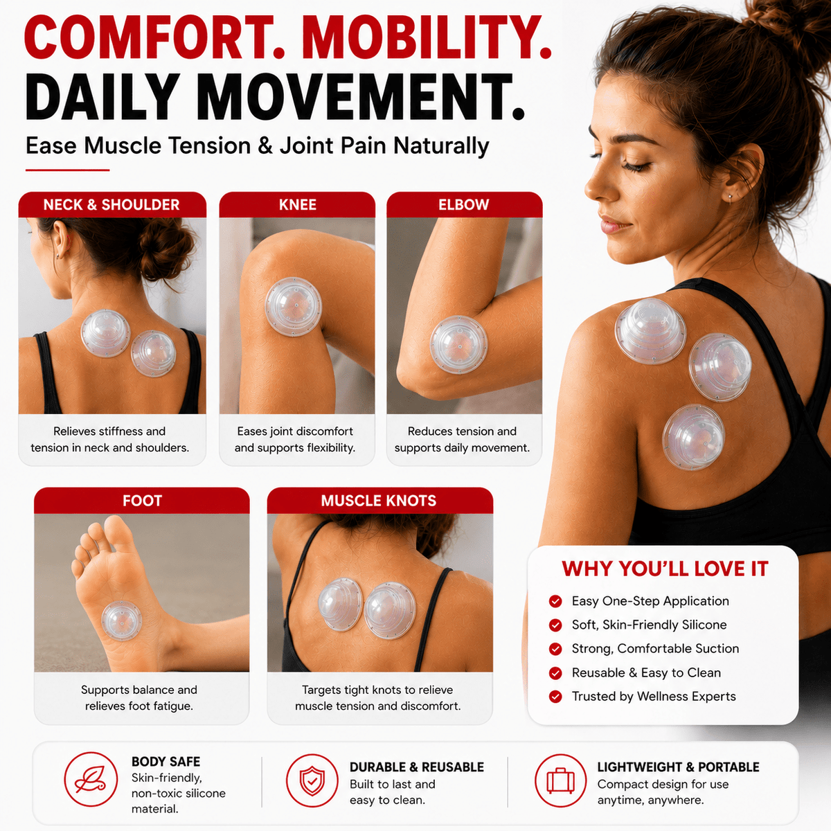 Ionic ENERGY Cupping Set, 2" 10 Cups — image 4