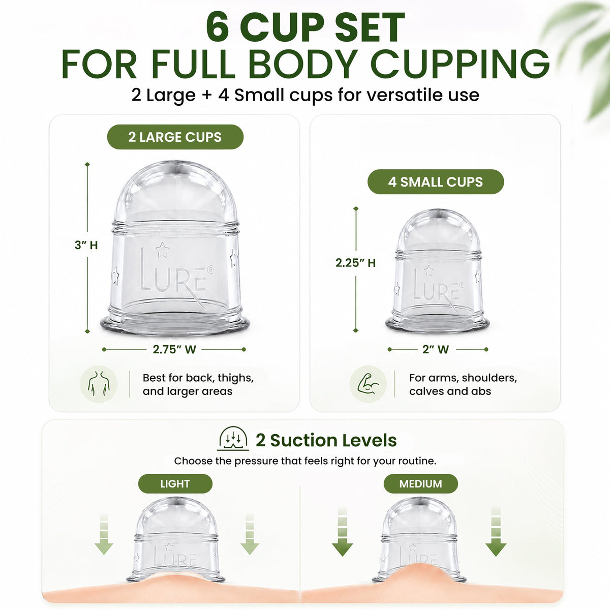 ZEN Cupping Therapy Set - 6 Cups — image 3