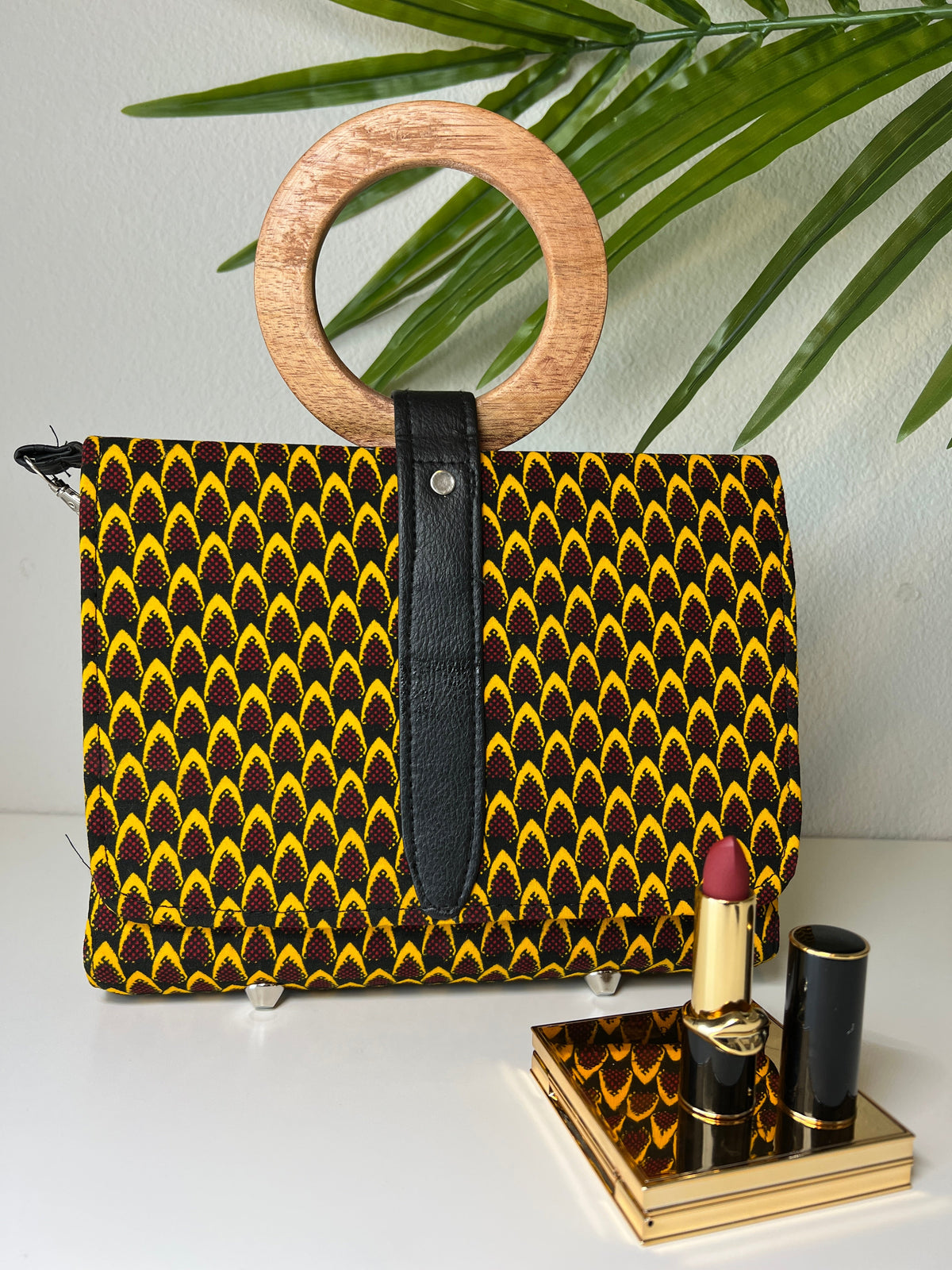 Aliyah African Print Hand Bag by Duma Mbili LLC