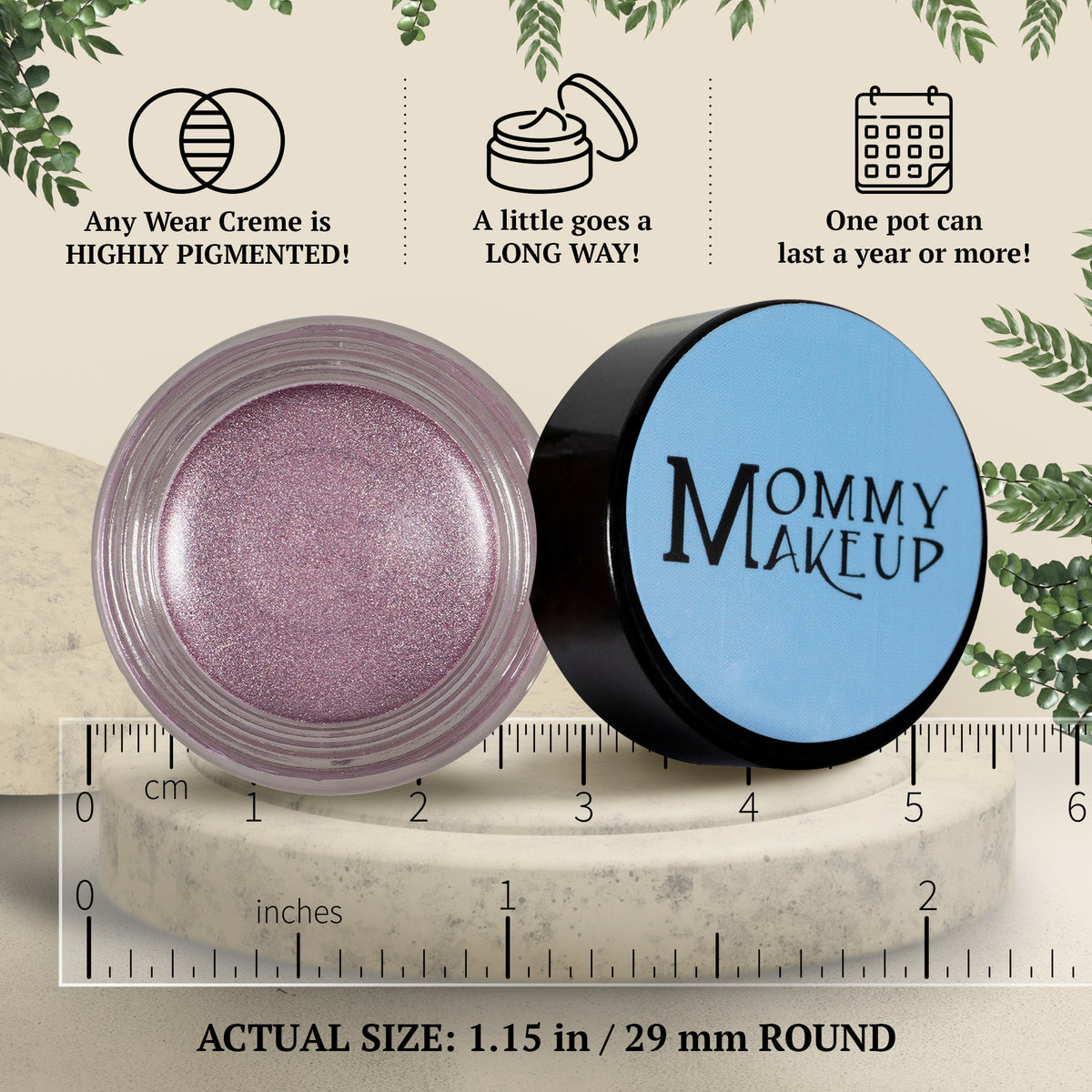 Elsa Any Wear Creme - A Waterproof Multi-tasking creme to powder product for eyes, cheeks & lips. Can be worn anywhere by Mommy Makeup — image 7 of 8