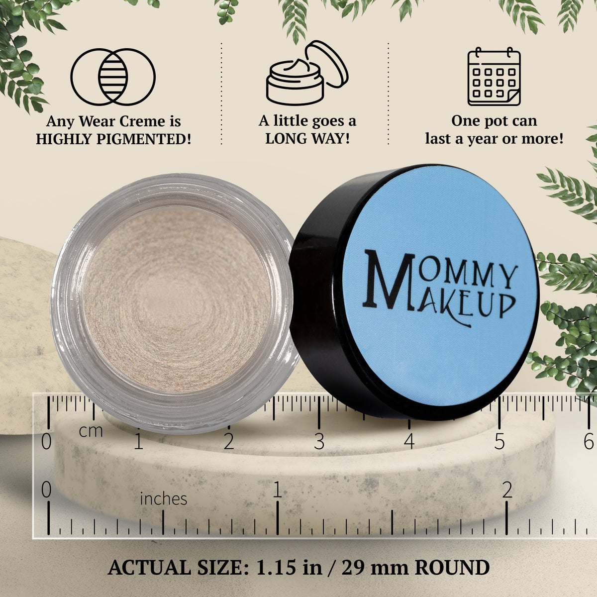 Starlight Any Wear Creme - A Waterproof Multi-tasking creme to powder product for eyes, cheeks & lips. Can be worn anywhere by Mommy Makeup — image 5 of 7