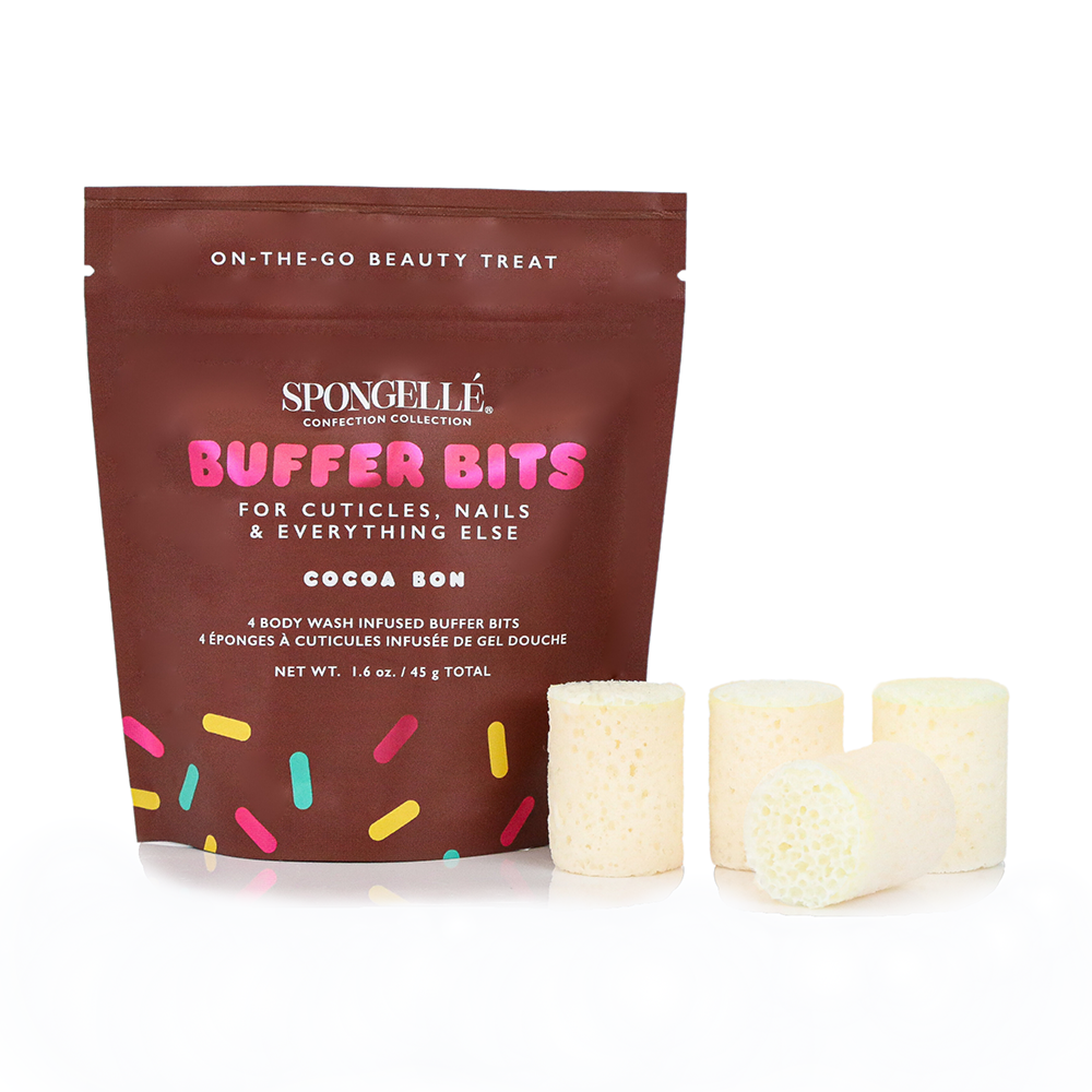 Burnt Sugar & Cocoa Bon Buffer Bits Set by Spongellé — image 4 of 4