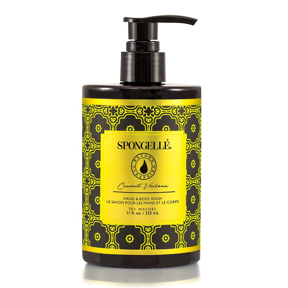 Coconut Verbena Wild Flower, Pedi Buffer, and Body Wash Refill Set by Spongellé — image 4 of 6