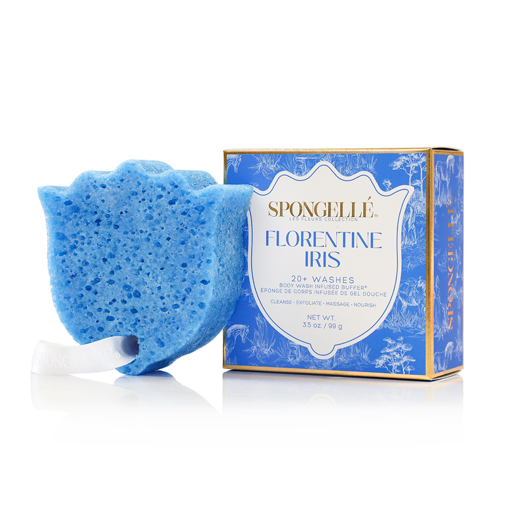 Florentine Iris & French Muguet Body Buffer Set by Spongellé — image 4 of 5