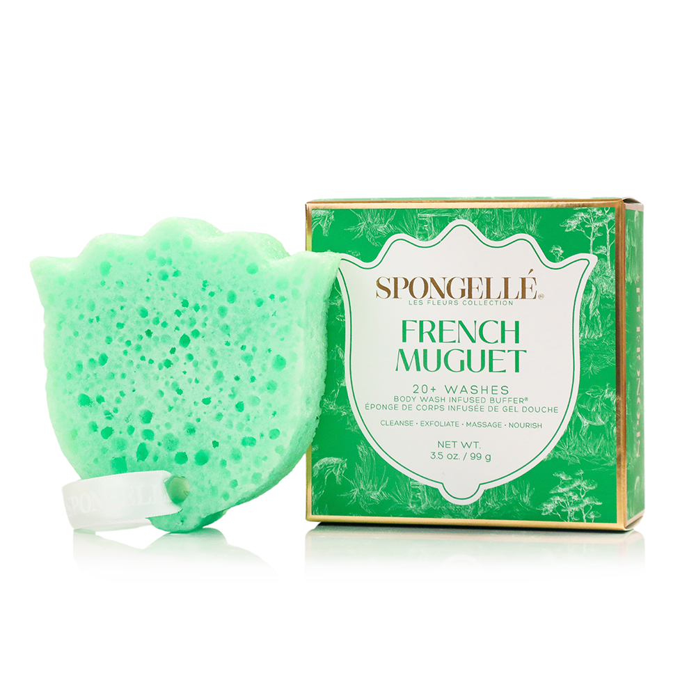 Florentine Iris & French Muguet Body Buffer Set by Spongellé — image 5 of 5