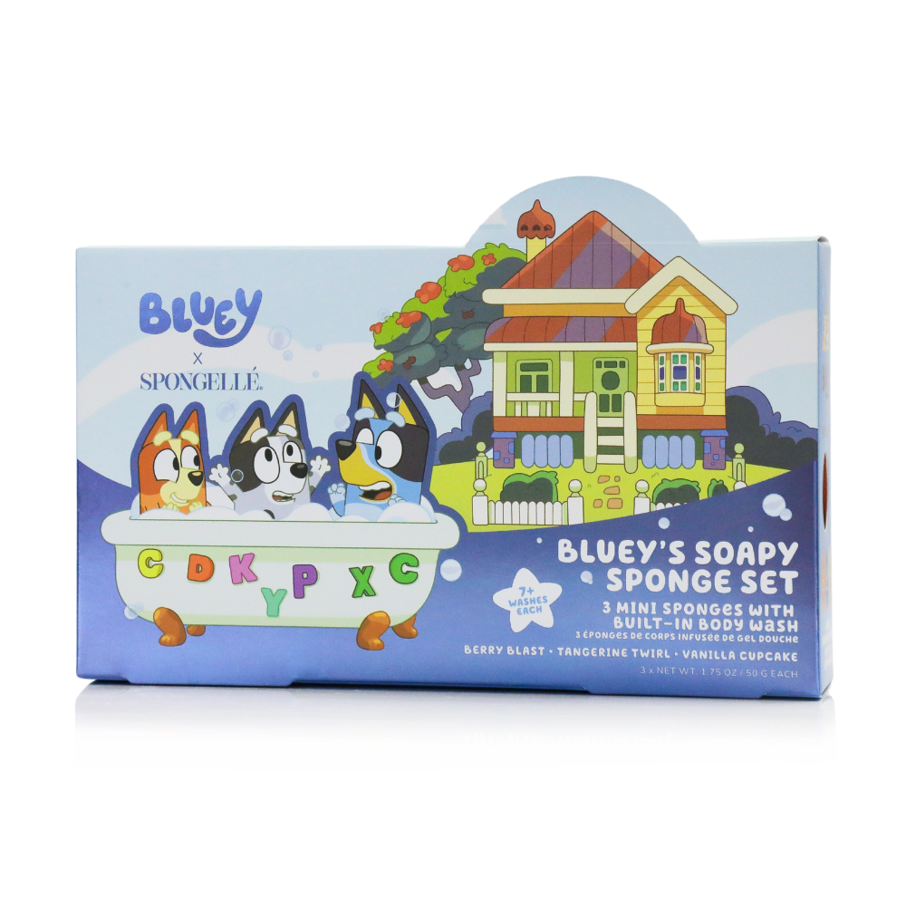 Bluey Body Wash Infused Buffer Gift Set by Spongellé — image 4 of 5