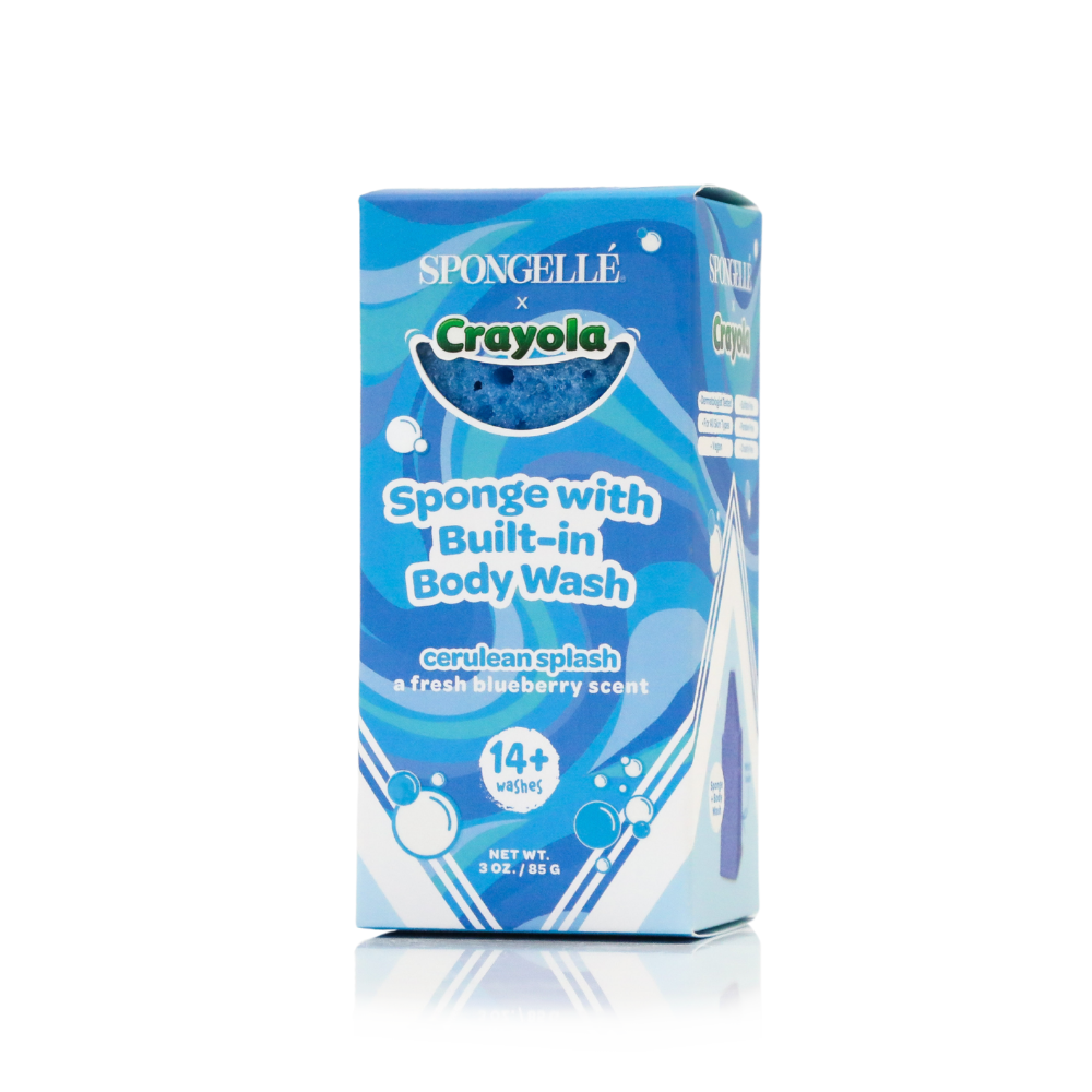 Cerulean Splash Body Buffer | Crayola by Spongellé — image 5 of 5