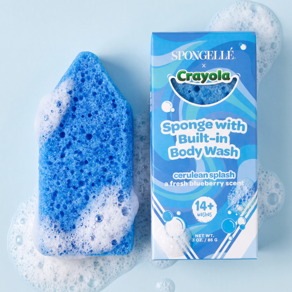 Cerulean Splash Body Buffer | Crayola by Spongellé — image 2 of 5