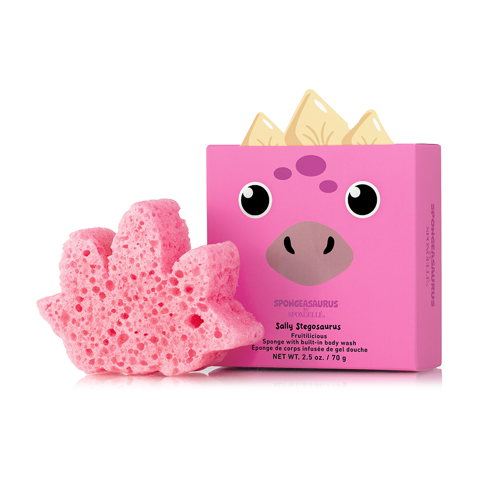 Sally Stegosaurus & Tina Triceratops Dinosaur Set by Spongellé — image 4 of 5