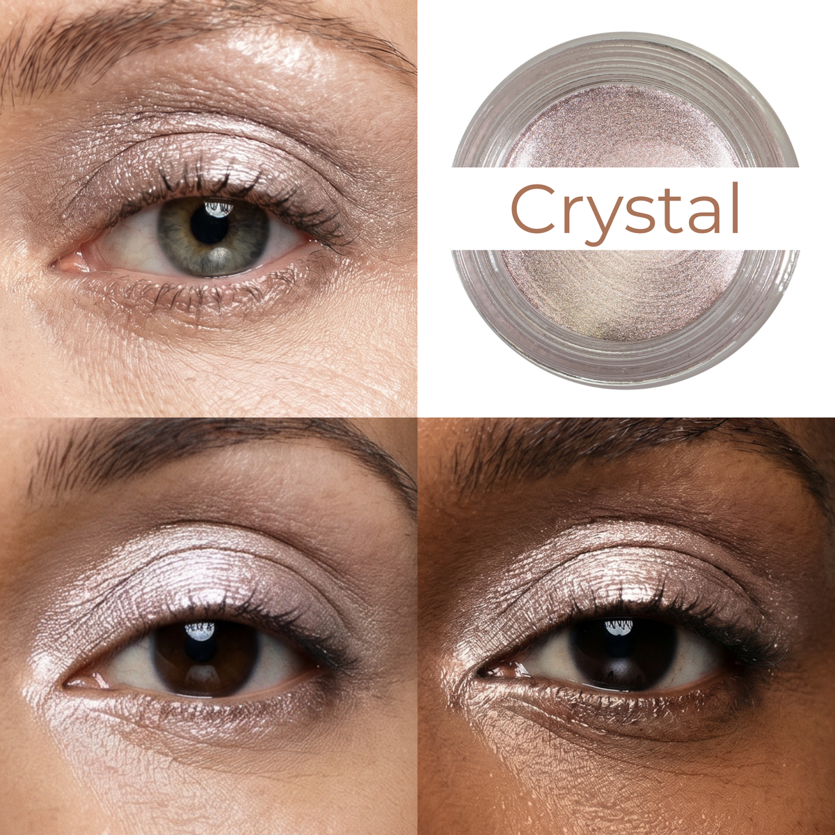 Crystal Any Wear Creme - A Waterproof Multi-tasking creme to powder product for eyes, cheeks & lips. Can be worn anywhere by Mommy Makeup — image 4 of 8