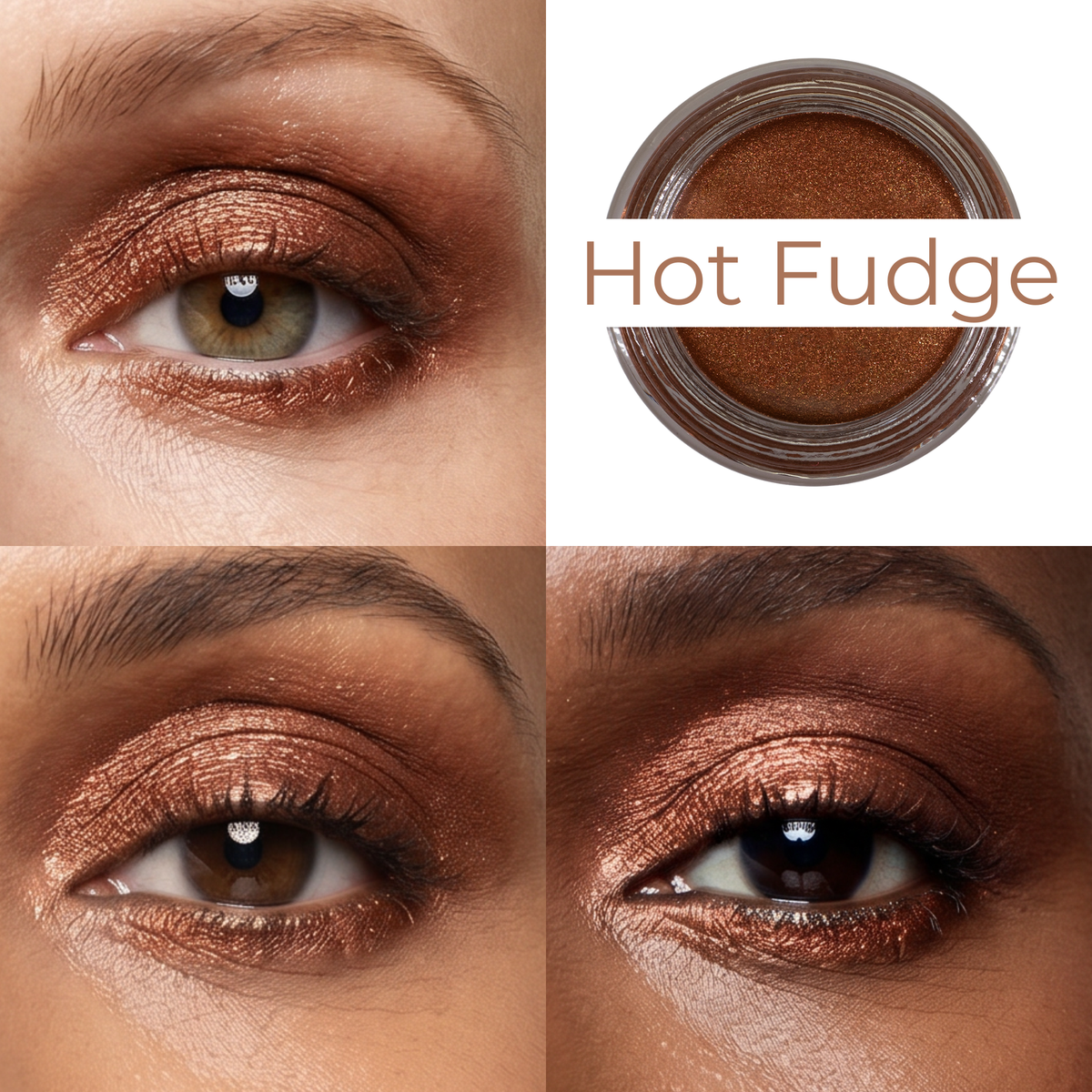 Hot Fudge Any Wear Creme - A Waterproof Multi-tasking creme to powder product for eyes, cheeks & lips. Can be worn anywhere by Mommy Makeup — image 4 of 8