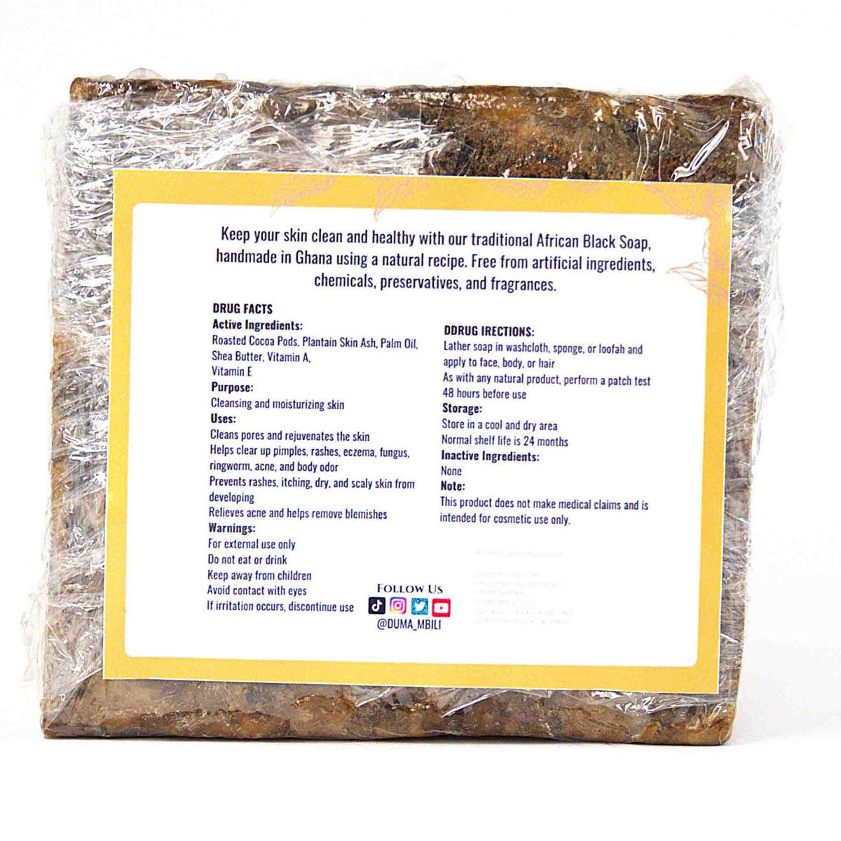 Authentic African Black Soap | Organic Skincare for Clear & Glowing Skin — image 13