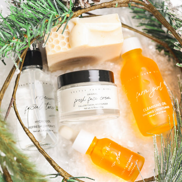 Anti-Aging Skincare Routine Essentials Kit by Pretty farm girl