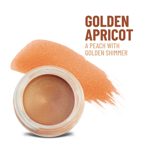 Mommy Makeup Golden Apricot Any Wear Creme - A Waterproof Multi-tasking creme to powder product for eyes, cheeks & lips. Can 