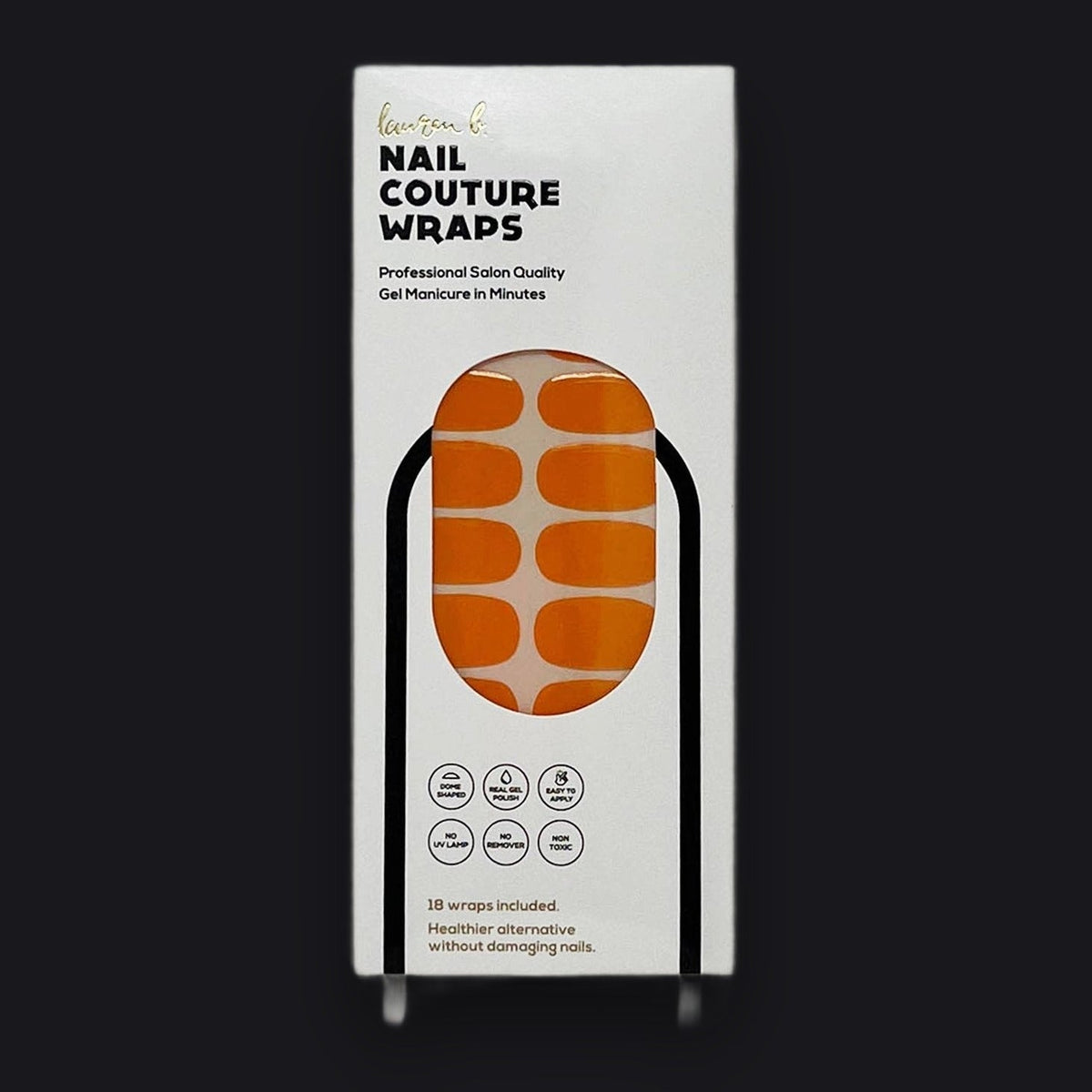 Lauren B. Beauty Apricot Solid Gel Nail Wrap