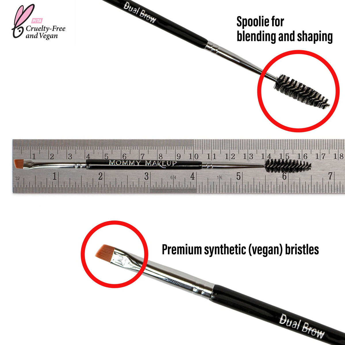Dual Brow Brush by Mommy Makeup