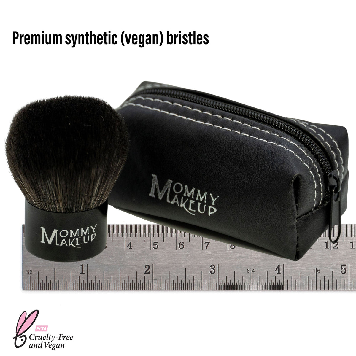 Kabuki Brush - Hand cut, Vegan, Cruelty-Free Mineral Makeup Brush by Mommy Makeup — image 6 of 8