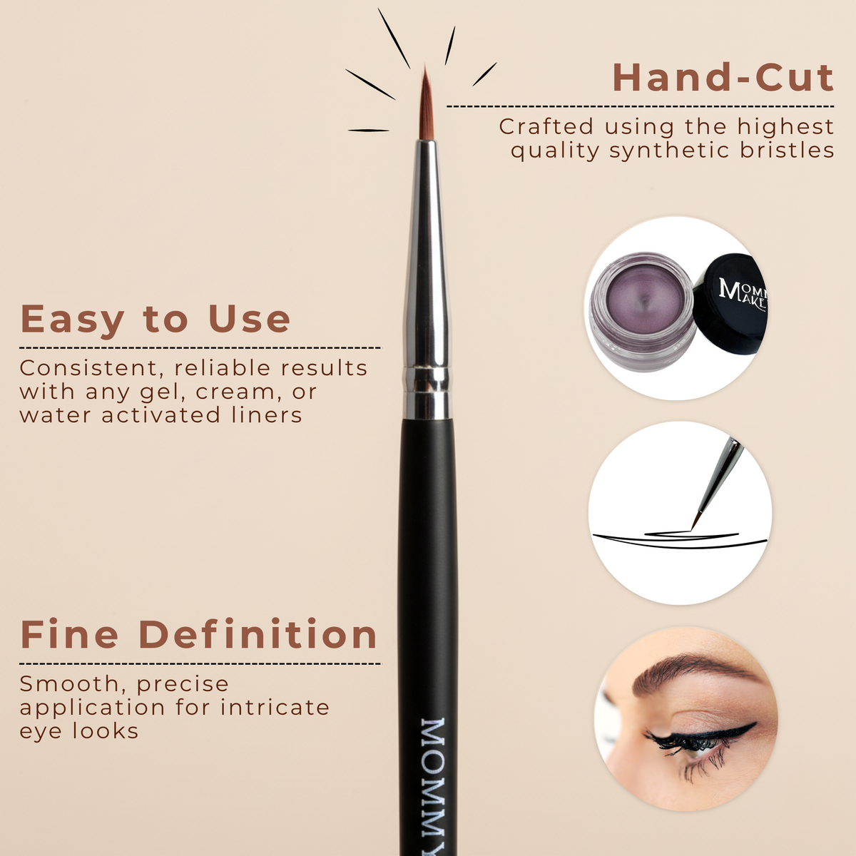 Pointed Eyeliner Brush by Mommy Makeup — image 2 of 6