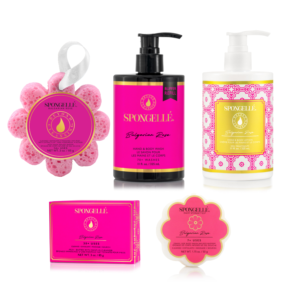 Bulgarian Rose 5-Piece Set by Spongellé — image 1 of 8