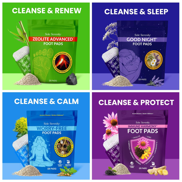 The Essentials 4 Pack Foot Pads Bundle by Lure Essentials