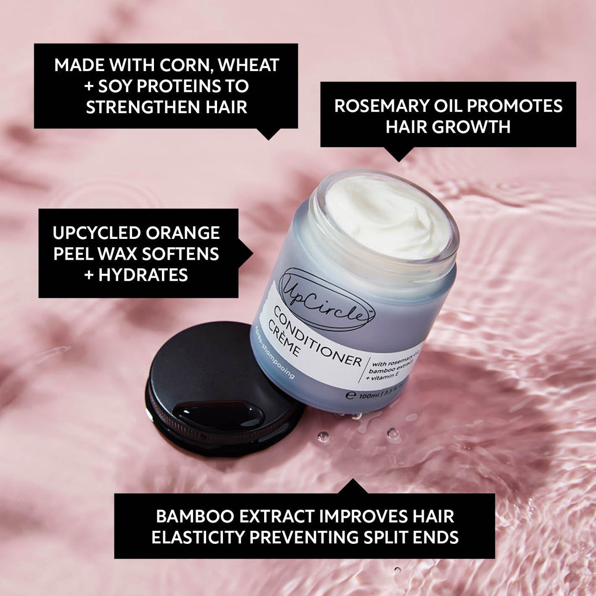 Conditioner Crème with Rosemary Oil + Bamboo Extract - Jumbo — image 5