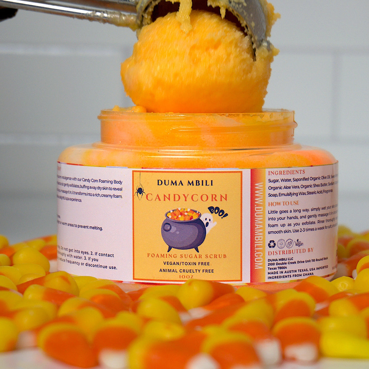 Candy Corn Foaming Sugar Scrub — image 2