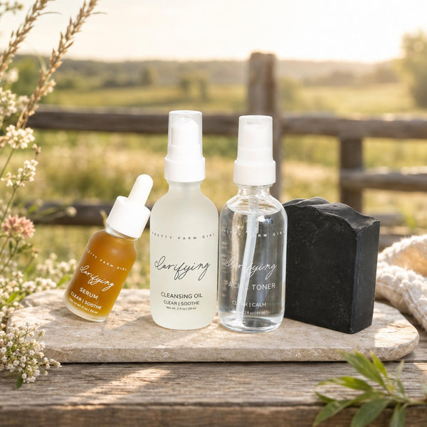 Pretty farm girl Clarifying Kit for Acne Prone Skin