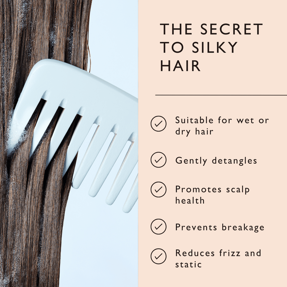 Bamboo Wide Tooth Comb — image 3