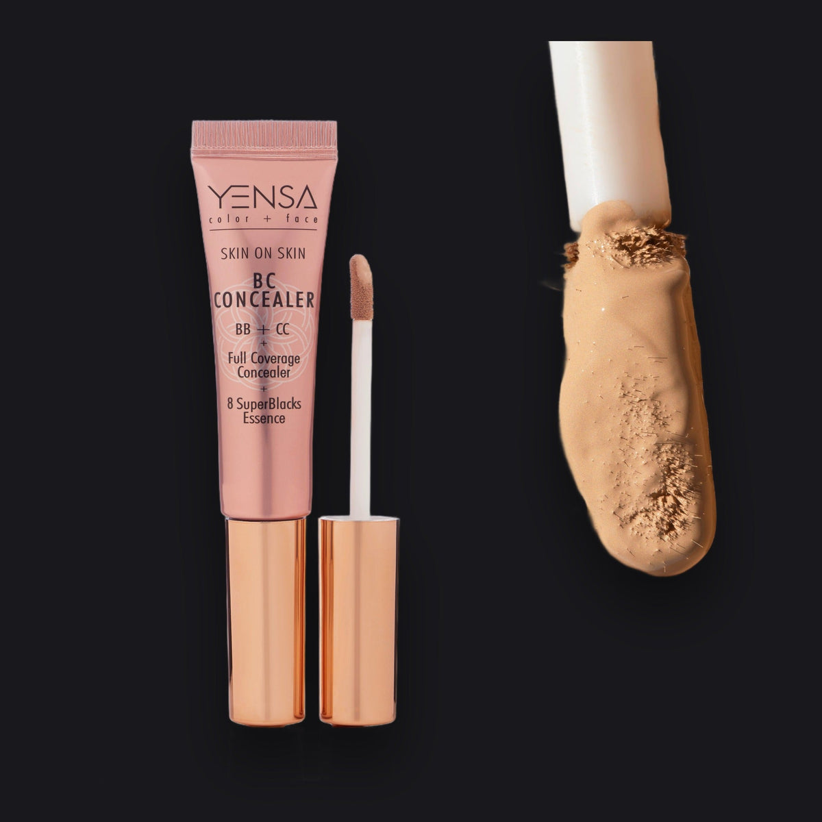 Skin On Skin BB + CC Full Coverage Hyaluronic Serum Concealer - Image 41 by YENSA | Makeup