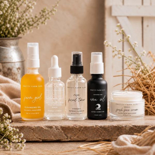 Pretty farm girl Dry Skin Hydrating Routine Kit