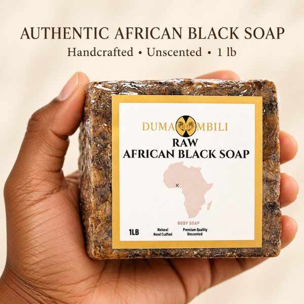 Authentic African Black Soap | Organic Skincare for Clear & Glowing Skin — image 2