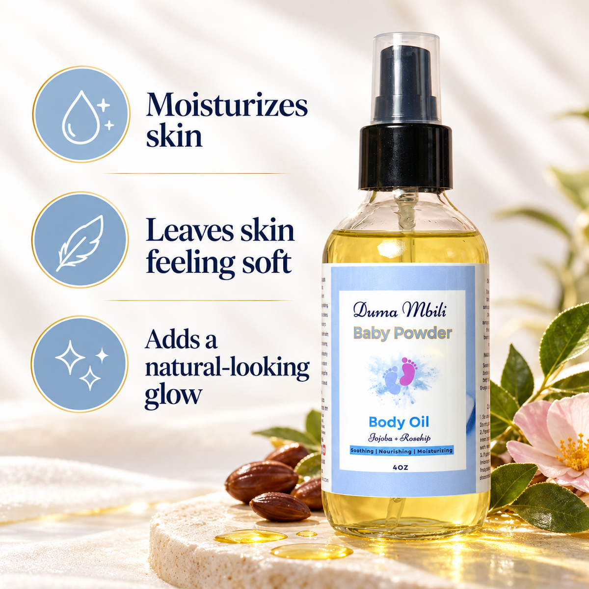 Baby Powder Body Oil — image 3