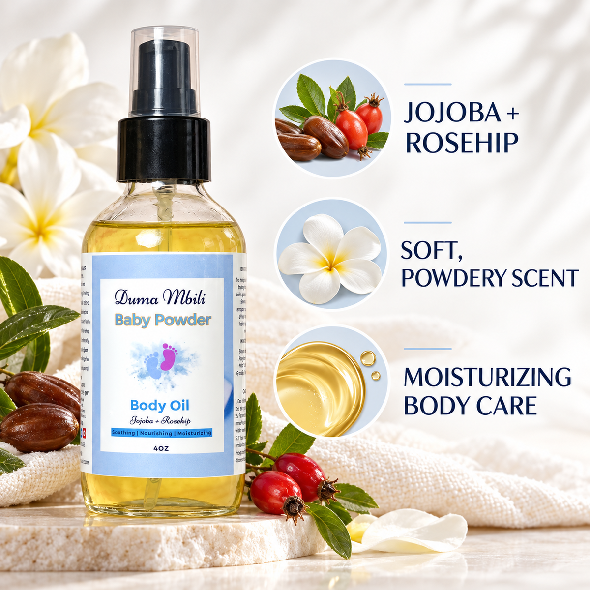 Baby Powder Body Oil — image 4