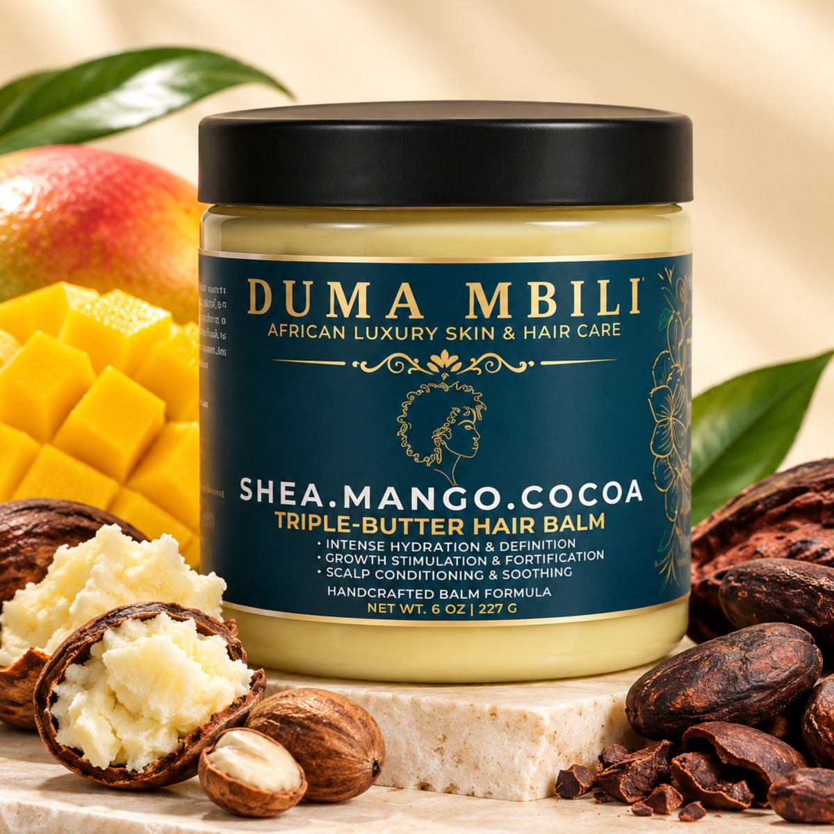 Duma Mbili Shea • Mango • Cocoa Triple-Butter Hair Balm — image 10