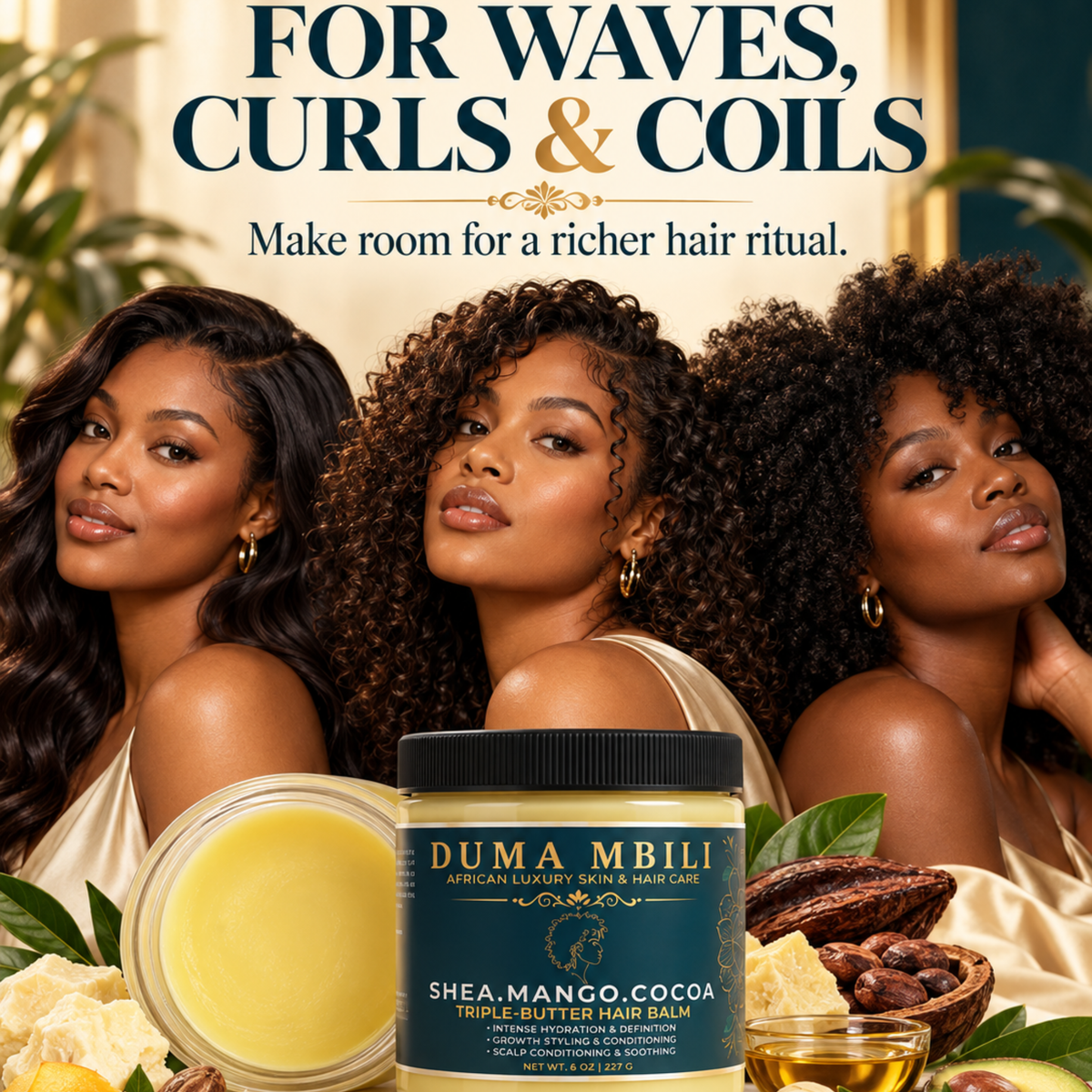 Duma Mbili Shea • Mango • Cocoa Triple-Butter Hair Balm — image 11