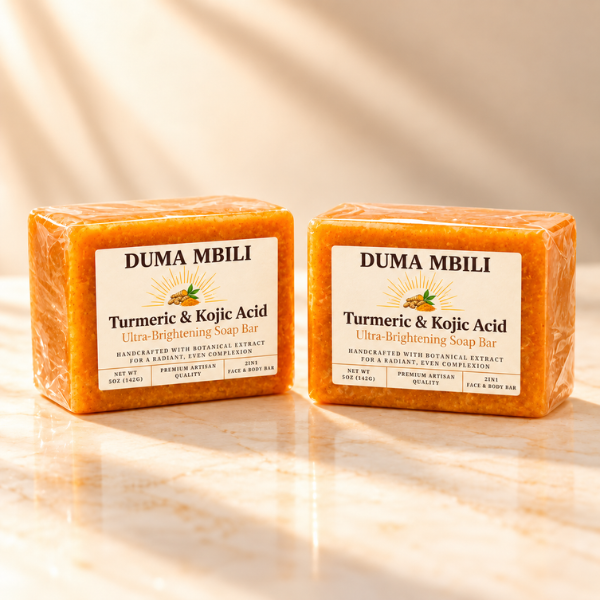 Duma Mbili Turmeric & Kojic Acid Ultra-Brightening Soap Bar — image 14