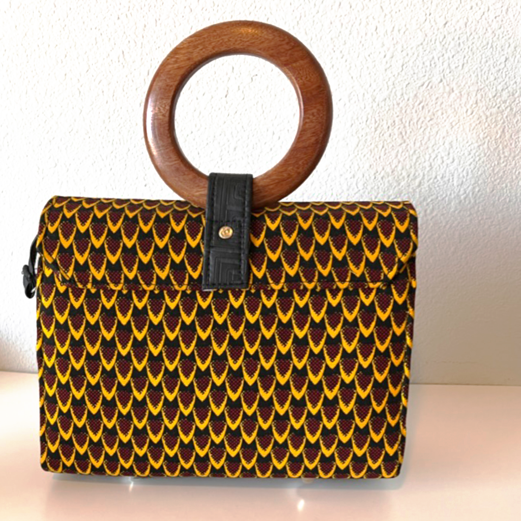 Aliyah African Print Hand Bag — image 3