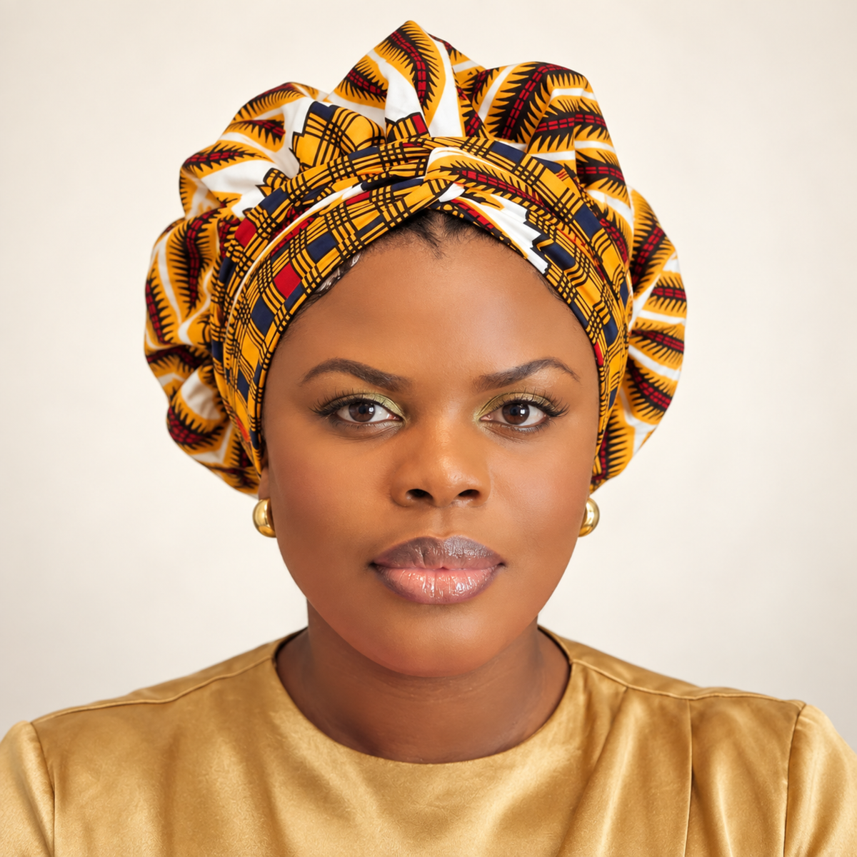 Duma Mbili African Print Bonnet wrap by Duma Mbili LLC