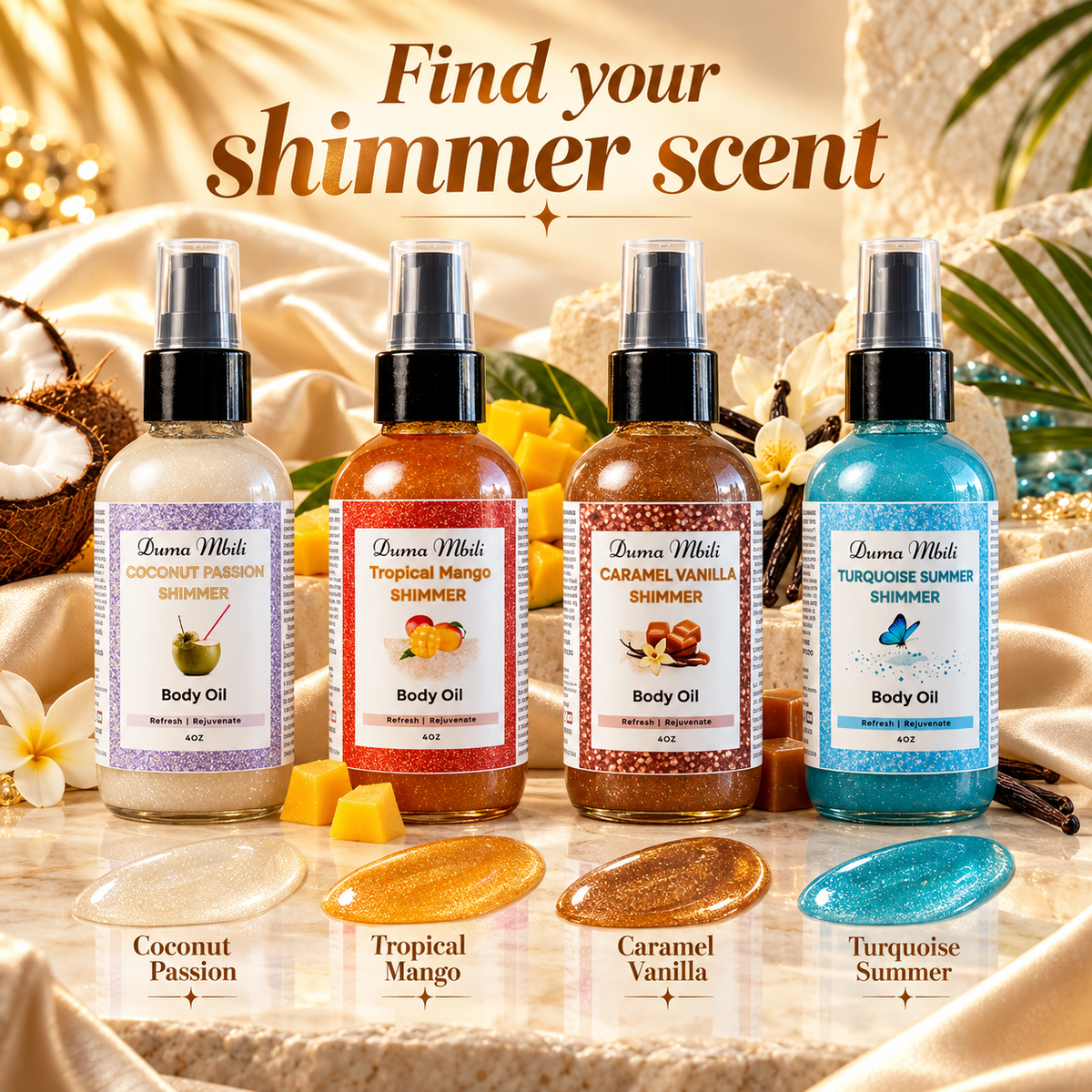 Tropical Mango Shimmer Body Oil — image 8
