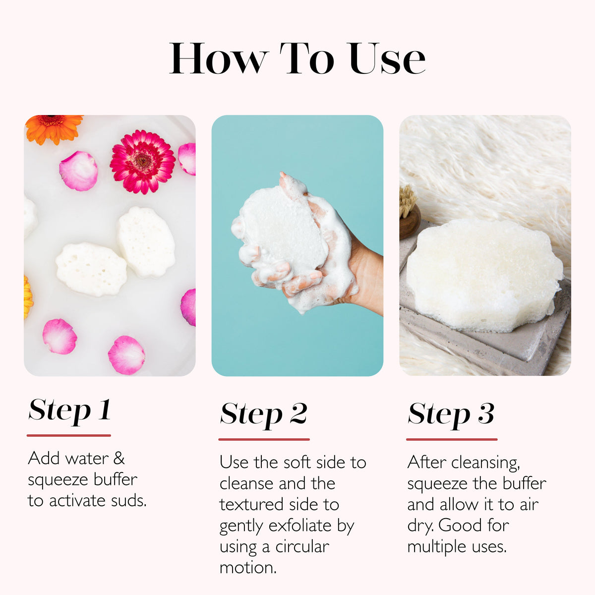 Sweet Gesture Jude Rose 3-Piece Bundle by Spongellé — image 6 of 7