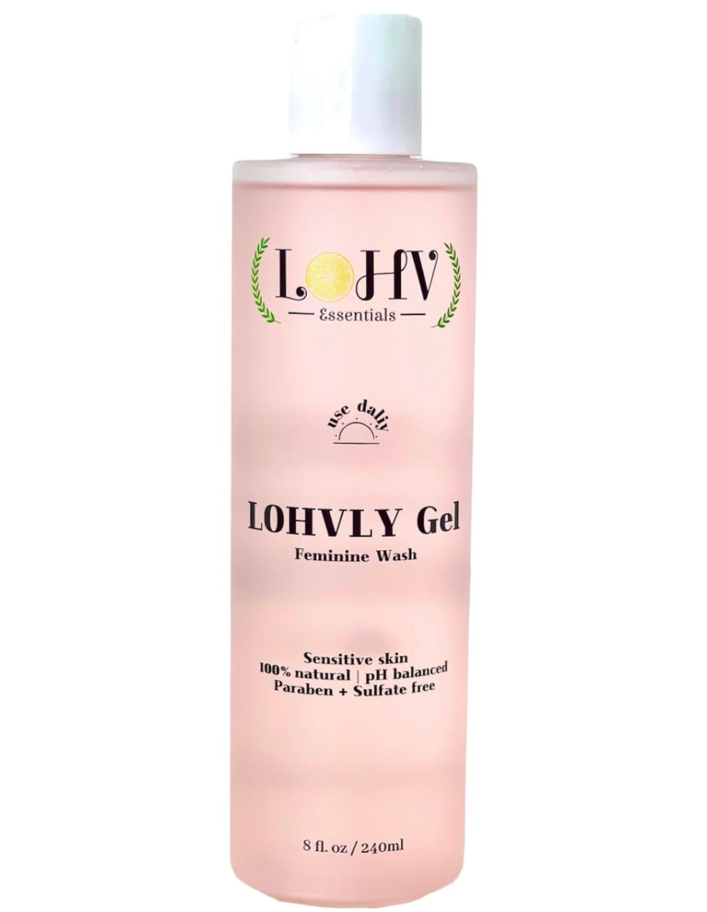 LOHVLY GEL Vegan Feminine Wash/Shower Gel, Relieve Stress and Cleanse Vulva with Tea Tree Oil + Chamomile + Aloe vera Oil — image 5