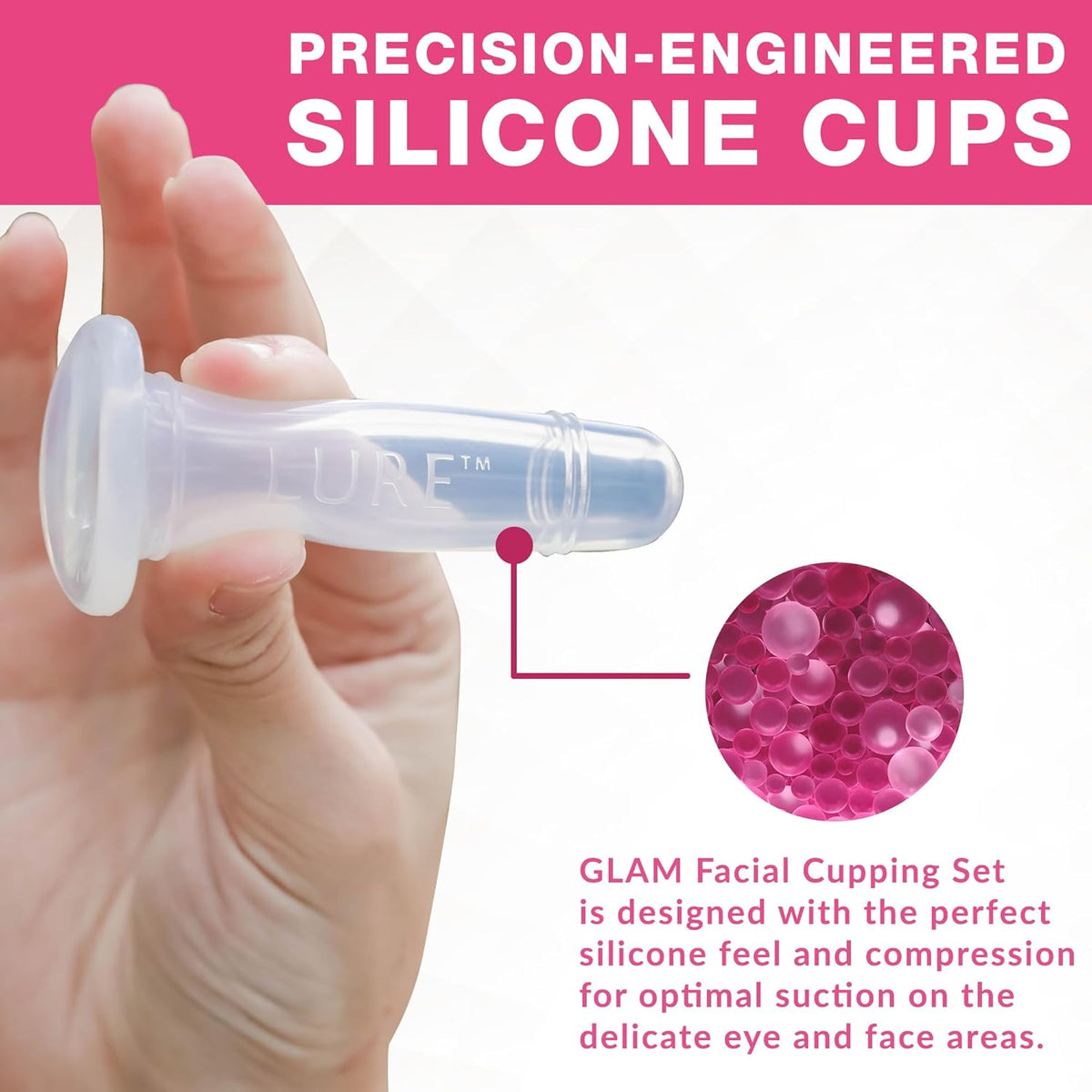 GLAM Facial Cupping Set, Face Eyes Lips — image 4