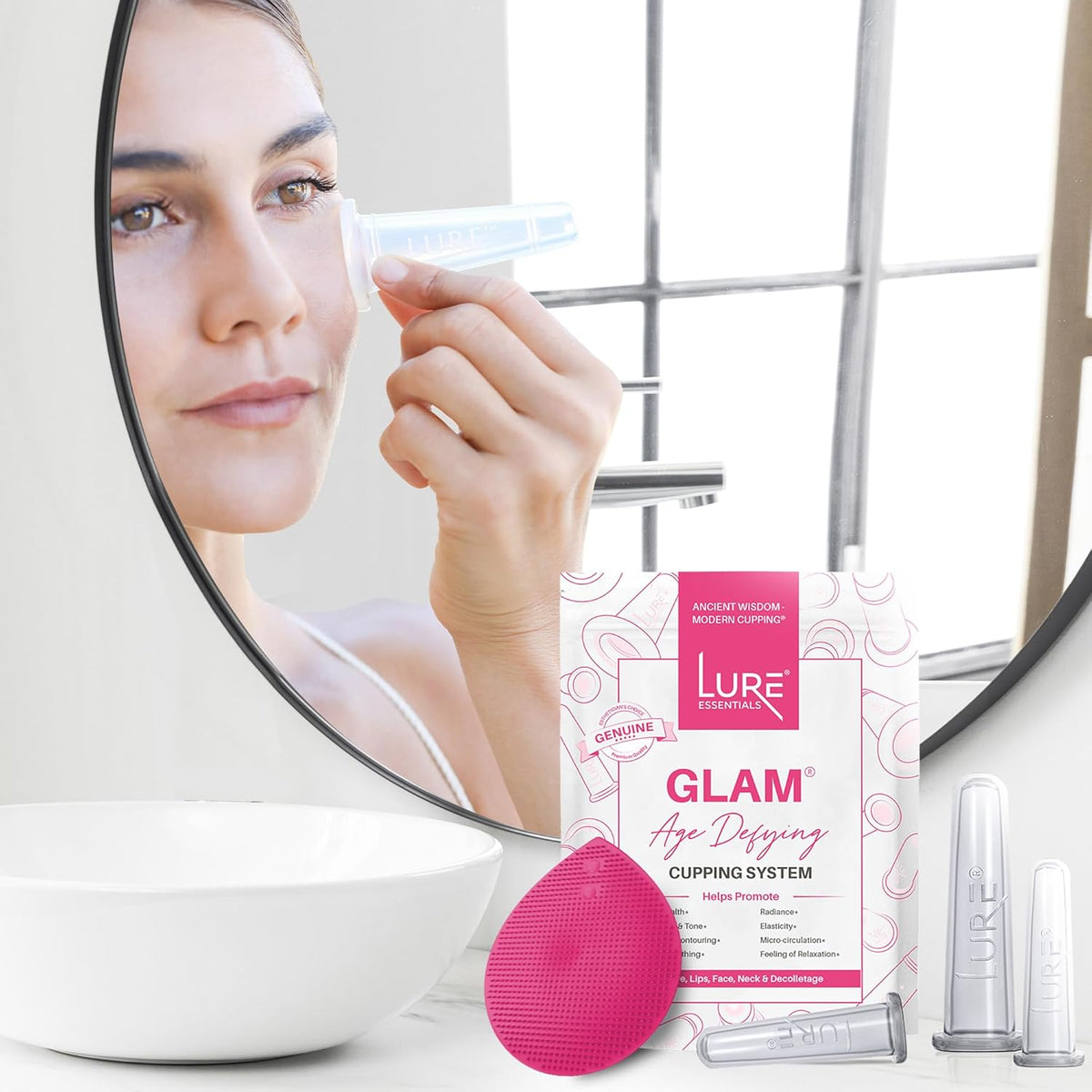 GLAM Facial Cupping Set, Face Eyes Lips — image 6