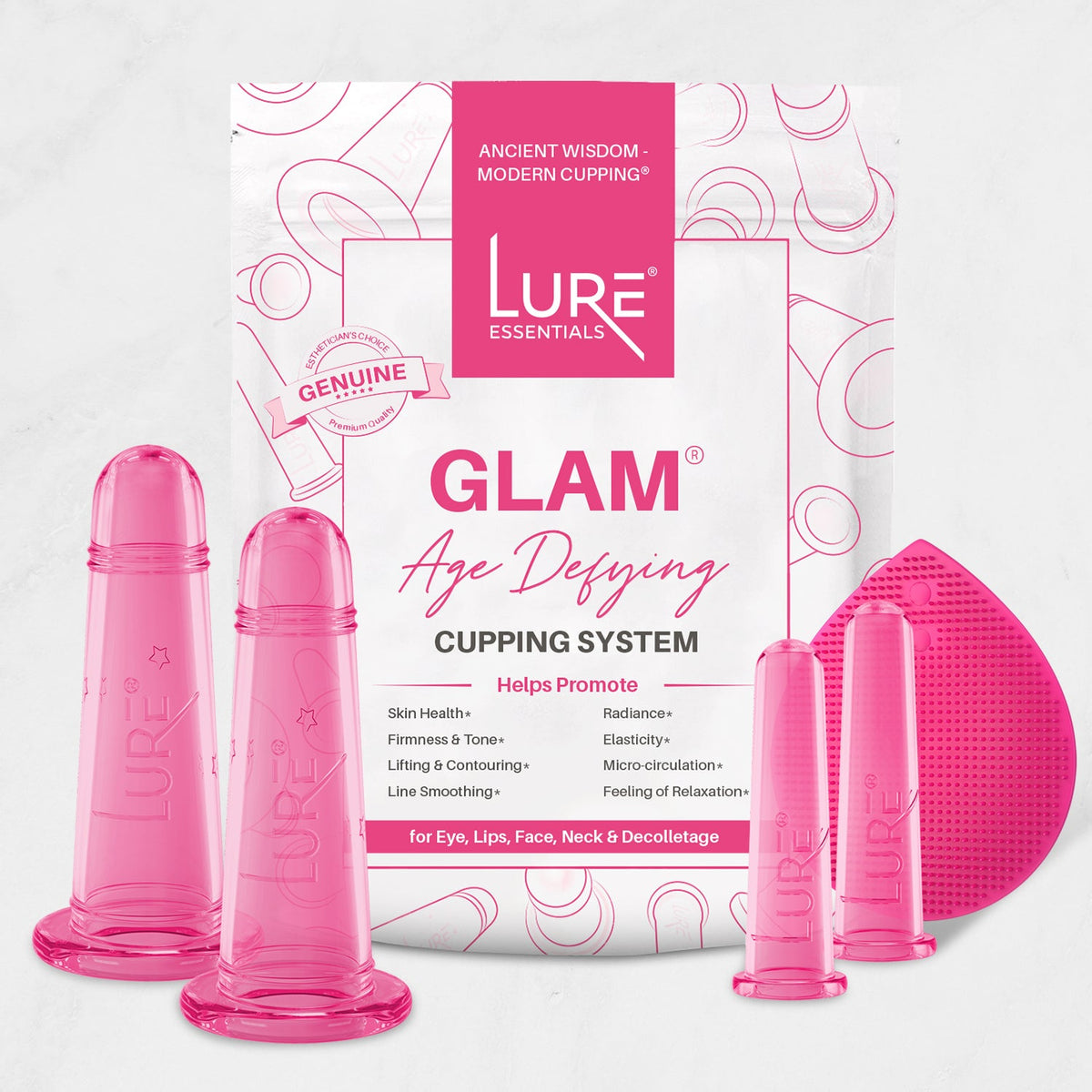 GLAM Facial Cupping Set, Face Eyes Lips — image 8