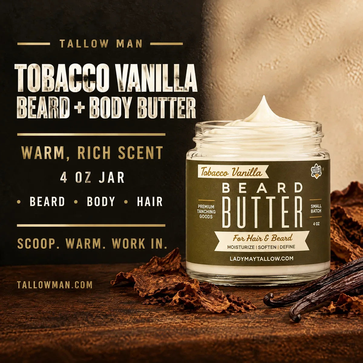 Tobacco Vanilla Beard + Body Butter — image 2