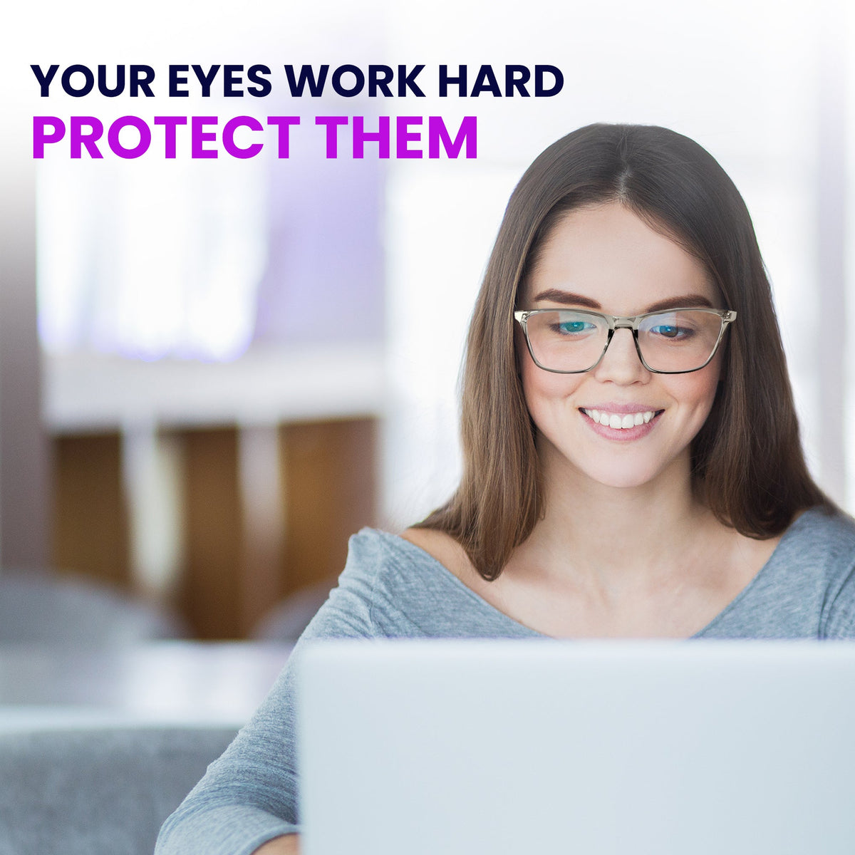Blue Light Glasses for Screens & LED Lights – 2.3X More Protection | Anti-Glare & Eye Strain Relief — image 5
