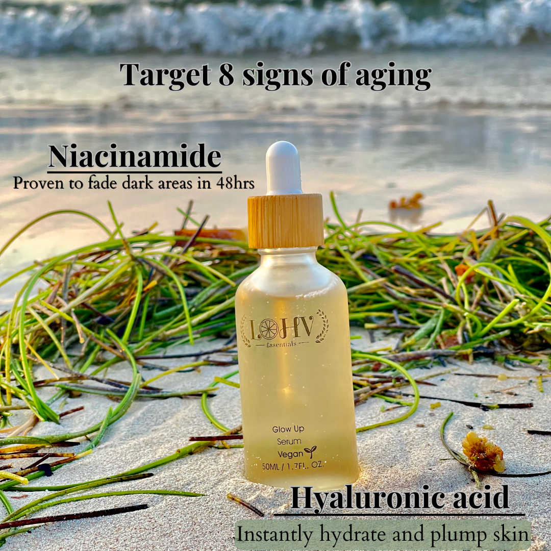 PREMIUM 100% VEGAN GLOW UP Toner Serum With Hyaluronic Acid + Niacinamide + Camellia Leaf + Vitamin E + Rose Water — image 3