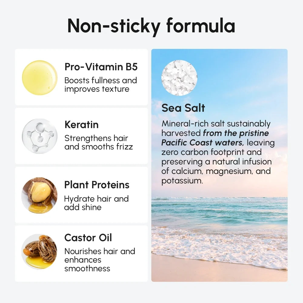 Keratin & Sea Salt Hair Texturizer — image 4