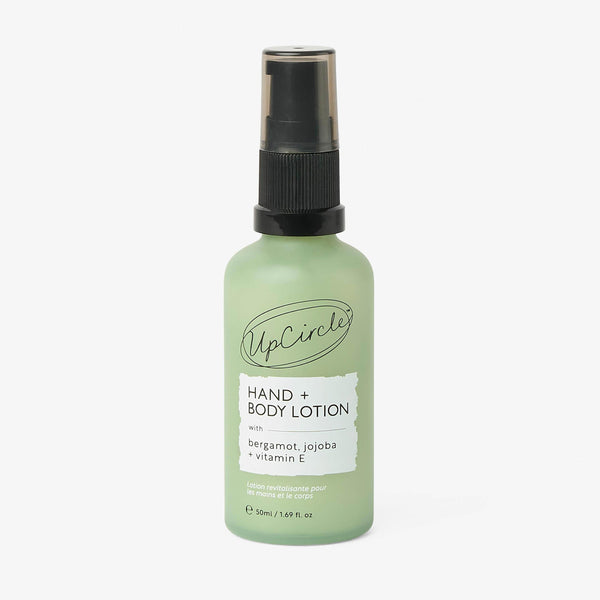 UpCircle Hand + Body Lotion with Bergamot Water - Travel Size