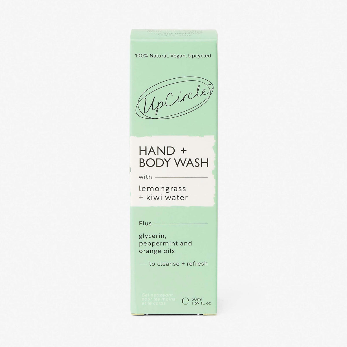 Natural Hand + Body Wash with Lemongrass - Travel Size — image 2